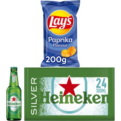 pdp-image-Heineken Silver Lay's bier chips pakket