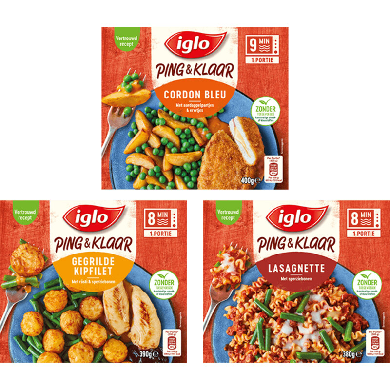 Een afbeelding van Iglo Ping & Klaar pakket