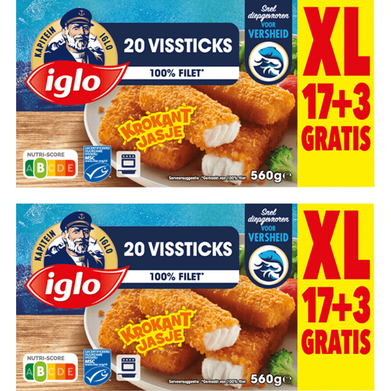 Een afbeelding van Iglo Vissticks pakket