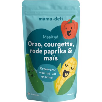 pdp-image-Mama Deli Orzo, courgette & rode paprika 8m+