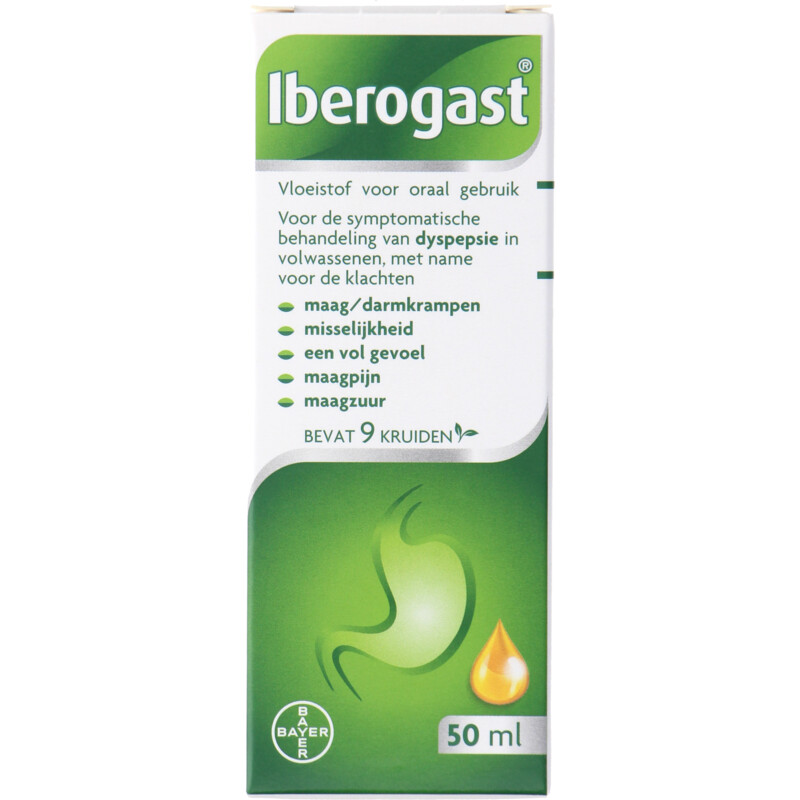 Een afbeelding van Iberogast Vloeistof voor oraal gebruik