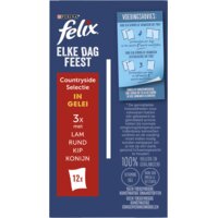 Een afbeelding van Felix Elke dag feest countryside gelei