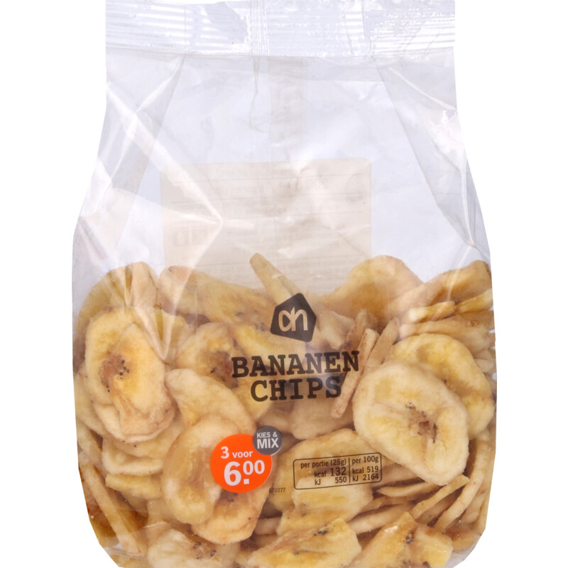 Een afbeelding van AH Bananenchips
