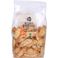 Een afbeelding van AH Knapperige rijstzoutjes