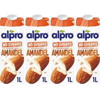 Een afbeelding van Alpro Amandeldrink zonder suikers 4-pack