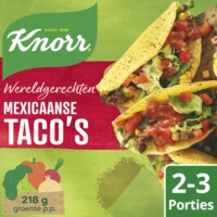 Een afbeelding van Knorr Wereldgerechten Mexicaanse taco's