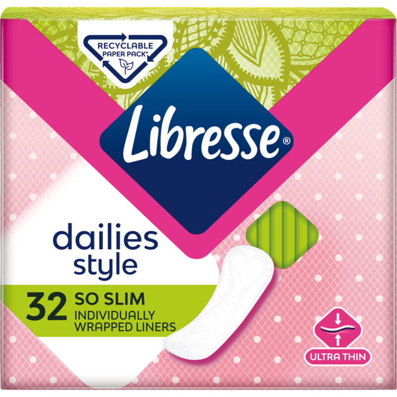Een afbeelding van Libresse Dailies style so slim inlegkruisjes