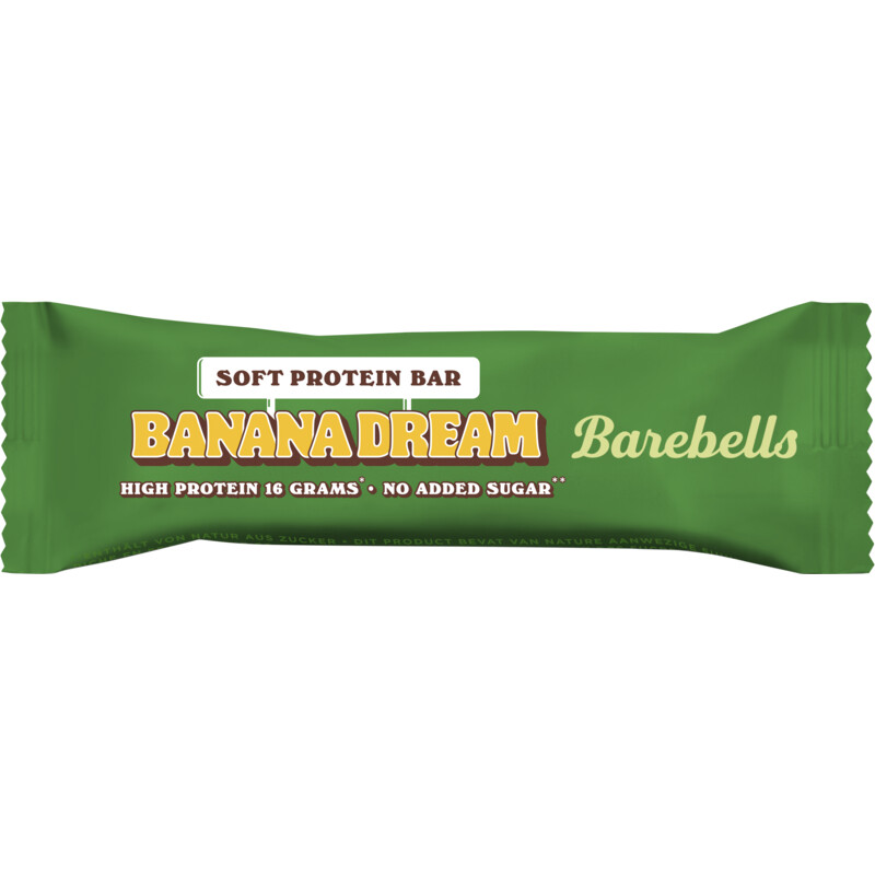 Een afbeelding van Barebells Soft protein bar banana dream