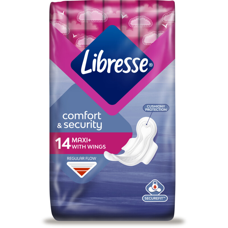 Een afbeelding van Libresse Maxi normal wing maandverband