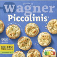 Een afbeelding van Wagner Piccolinis mini pizza 3 soorten kaas