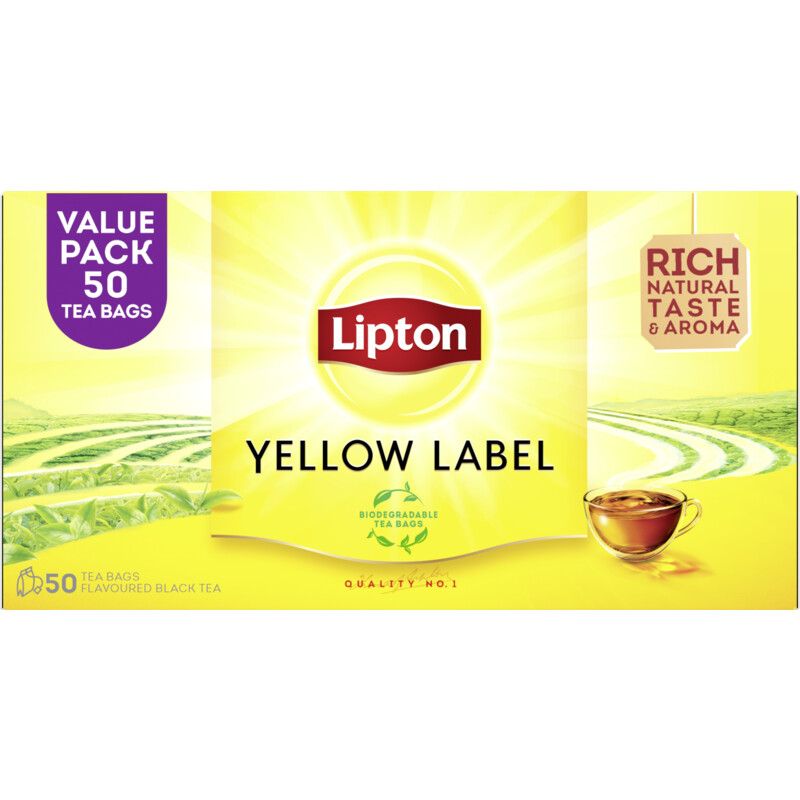 Een afbeelding van Lipton Yellow label