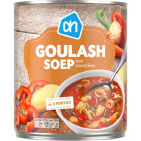 Een afbeelding van AH Goulash soep met rundvlees