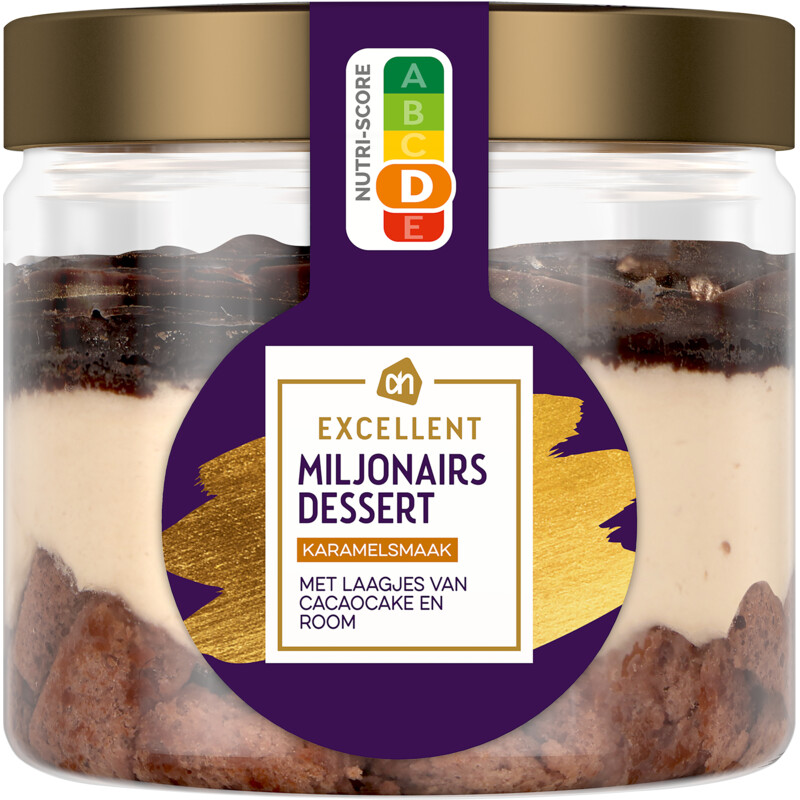 Een afbeelding van AH Excellent Miljonairsdessert karamelsmaak