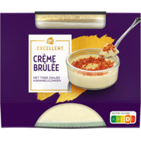 Een afbeelding van AH Excellent Crème brulée met karamel vlokken