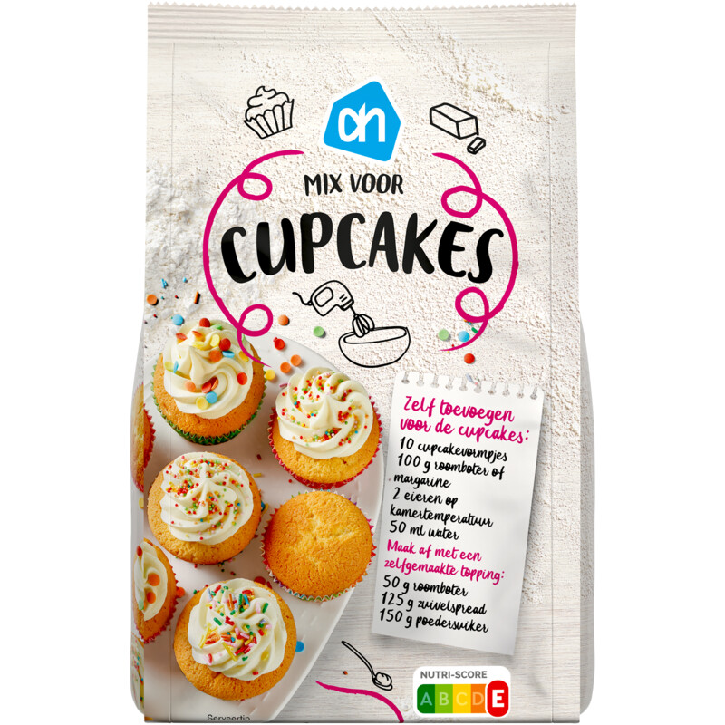 Een afbeelding van AH Mix voor cupcakes