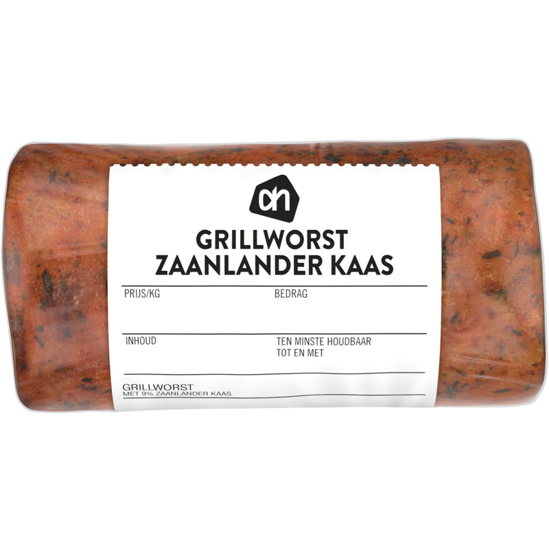 Een afbeelding van AH Grillworst zaanlanderkaas