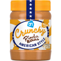 Een afbeelding van AH Crunchy pindakaas American style stukjes