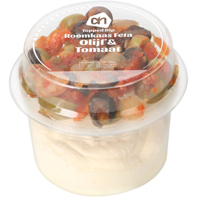 pdp-image-AH Topped dip roomkaas feta olijf & tomaat