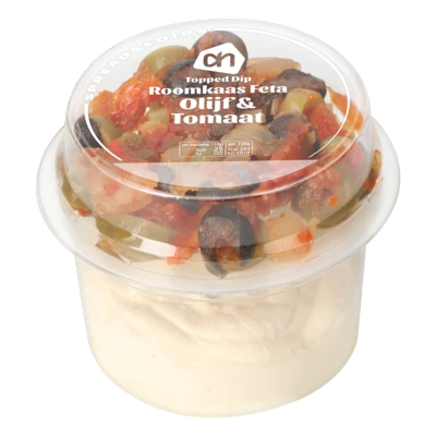 pdp-image-AH Topped dip roomkaas feta olijf & tomaat