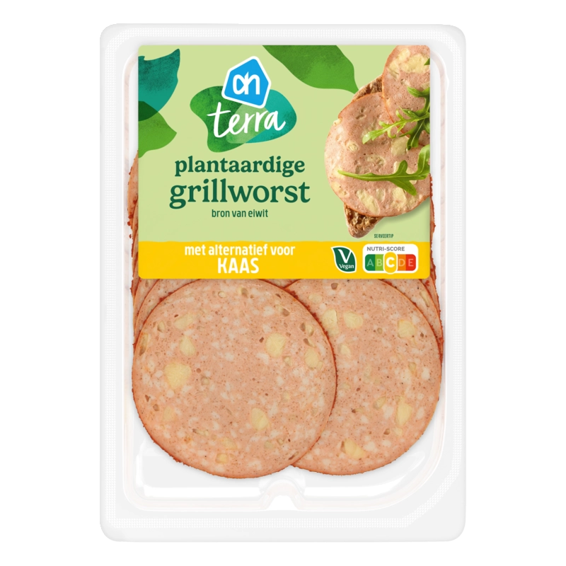 AH Terra Plantaardige grillworst alternatief kaas