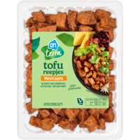 Een afbeelding van AH Terra Plantaardige tofu reepjes Mexicaans