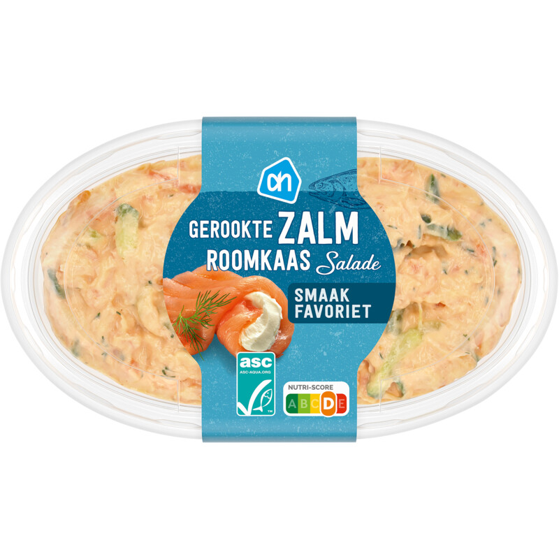 Een afbeelding van AH Gerookte zalm roomkaas