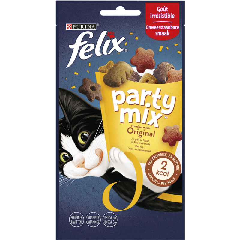 Een afbeelding van Felix Party mix kattensnack original