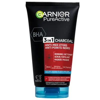 pdp-image-Garnier 3-in-1 charcoal reiniger, scrub & mask