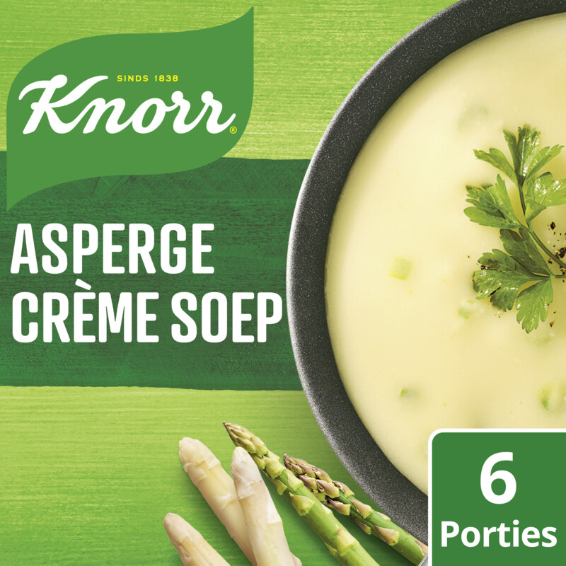 Knorr Mix voor asperge crème soep