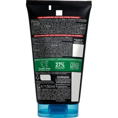 pdp-image-Garnier 3-in-1 charcoal reiniger, scrub & mask