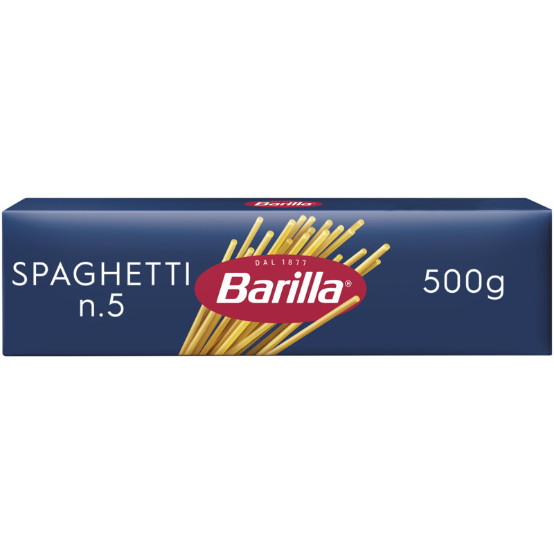 Een afbeelding van Barilla Spaghetti n.5 bel