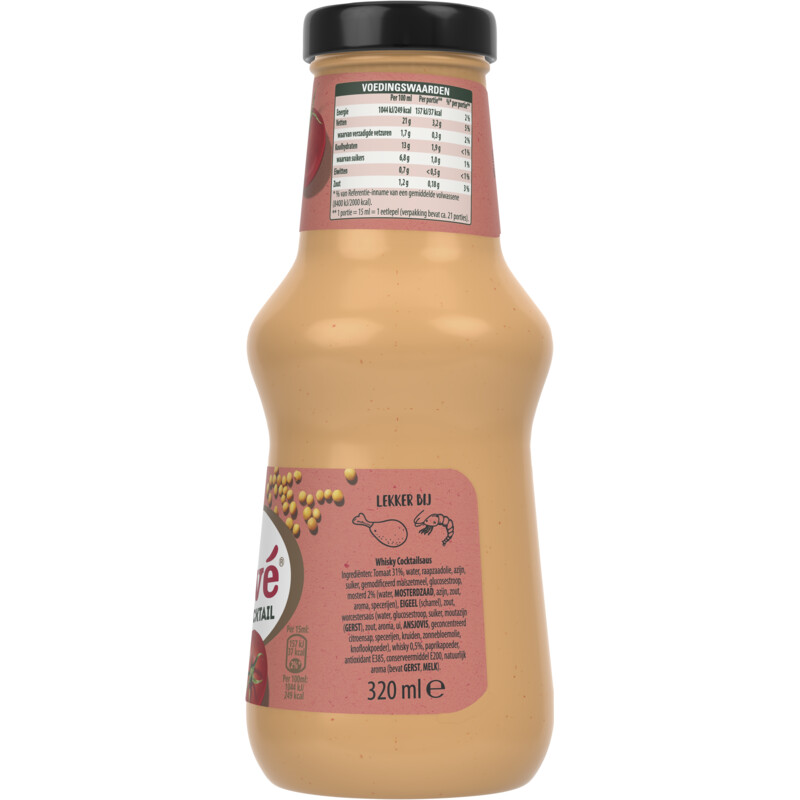 Een afbeelding van Calvé Whisky cocktail saus