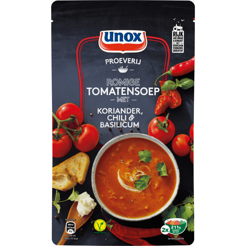 Een afbeelding van Unox Romige tomatensoep