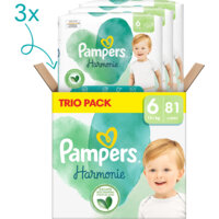 Een afbeelding van Pampers Harmonie luiers maat 6 trio pack