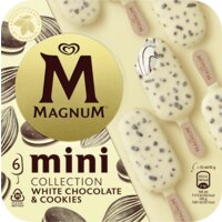 Een afbeelding van Magnum Mini white chocolate & cookies