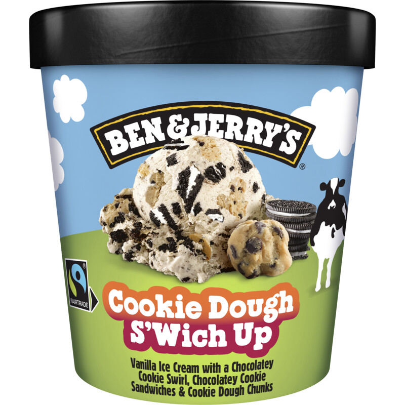 Een afbeelding van Ben & Jerry's Cookie dough s'wich up