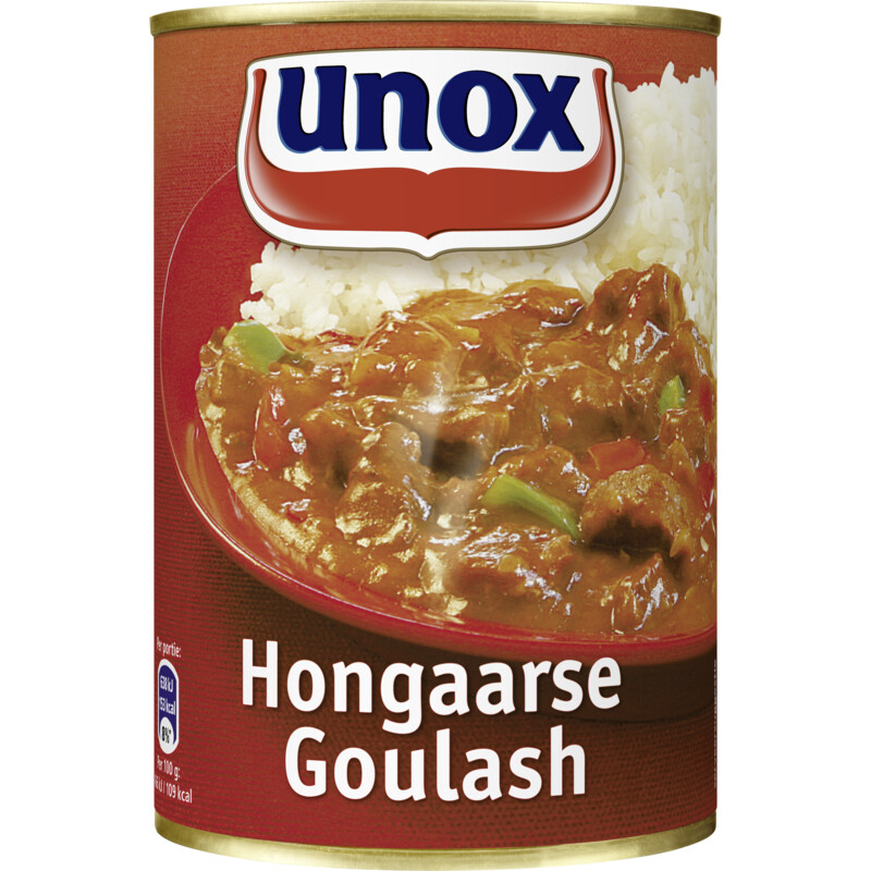 Een afbeelding van Unox Hongaarse goulash