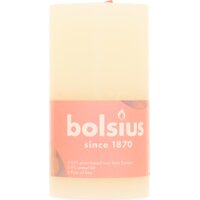 Een afbeelding van Bolsius Rustieke kaars ivoor 13cm