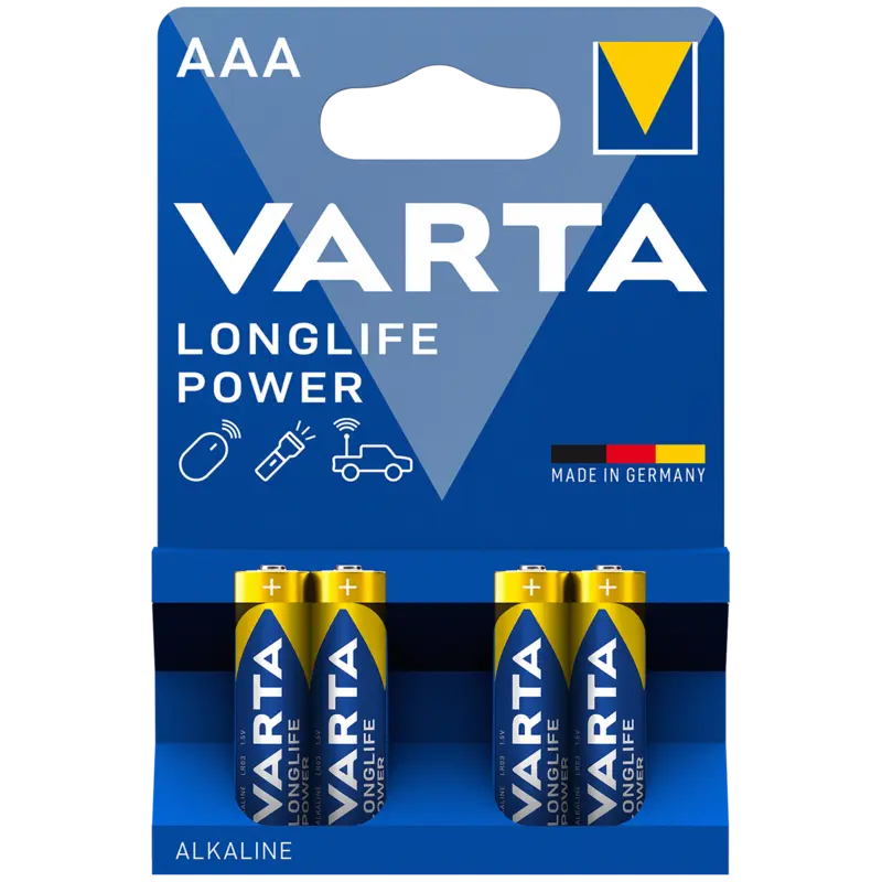 Longlife power AAA alkaline batterijen