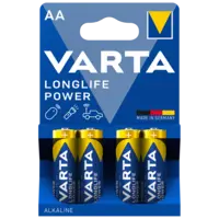 Varta Longlife power AA alkaline batterijen