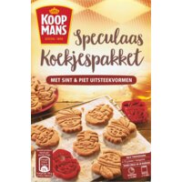 Afbeelding van Koopmans Speculaas koekjespakket met sint vormen