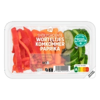 AH Snoepgroente wortel komkommer paprika