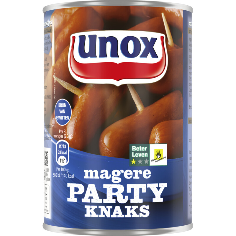 Een afbeelding van Unox Magere party knaks
