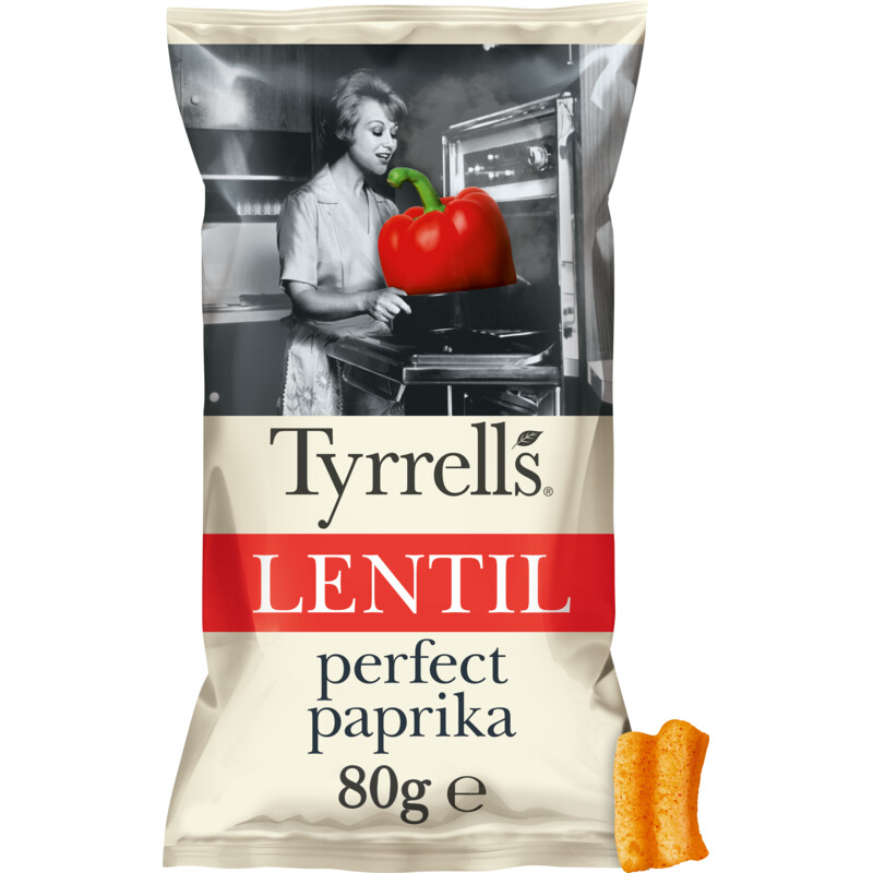 Een afbeelding van Tyrrells Lentil perfect paprika