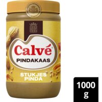 Een afbeelding van Calvé Pindakaas met stukjes pinda