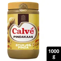 Calvé Pindakaas met stukjes pinda