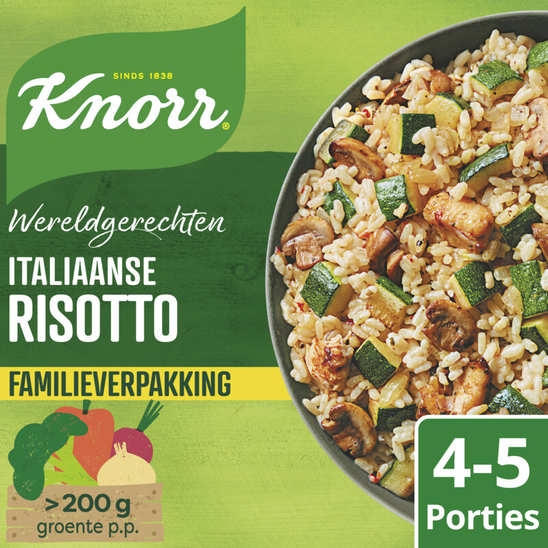 Een afbeelding van Knorr Wereldgerechten Italiaanse risotto XL