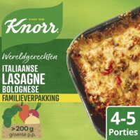 Een afbeelding van Knorr Wereldgerechten lasagne bolognese XL