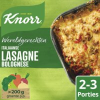 Een afbeelding van Knorr Wereldgerechten lasagne bolognese