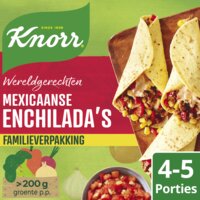 Een afbeelding van Knorr Wereldgerechten Mexicaanse enchiladas xl